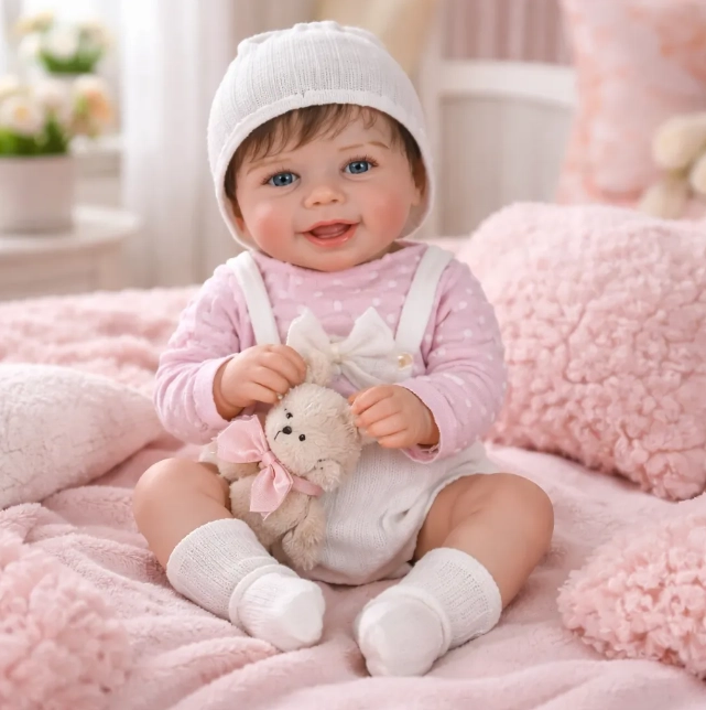 BEBE SILICONA RESBORN 48 CM NIÑA - 1