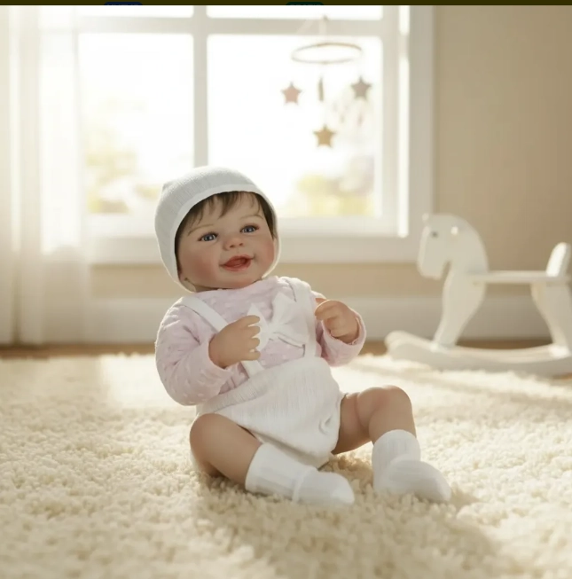 BEBE SILICONA RESBORN 48 CM NIÑA - 4