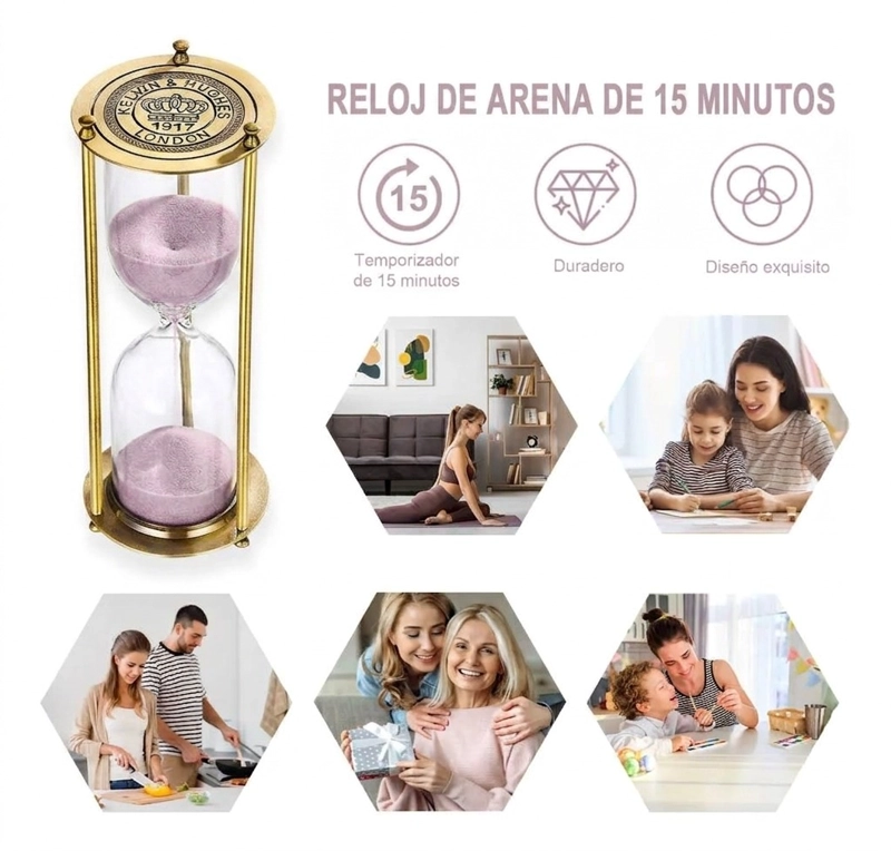 RELOJ ARENA 15 MINUTOS METALICO - 5