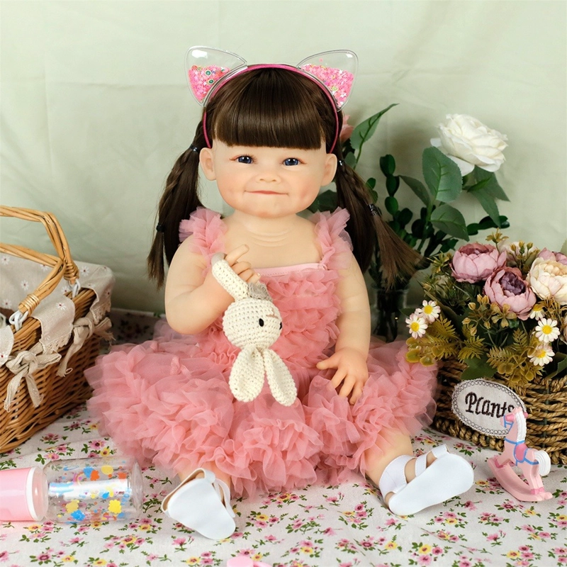 BEBE  REBORN 55CM CUERPO COMPLETO DE SILICONA - 1