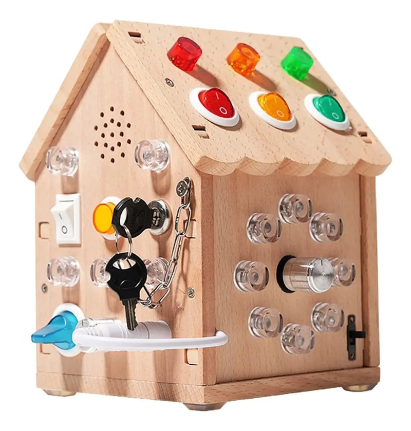 CUBO EDUCATIVO MONTESSORI DE MADERA - 1
