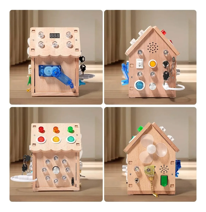 CUBO EDUCATIVO MONTESSORI DE MADERA - 9