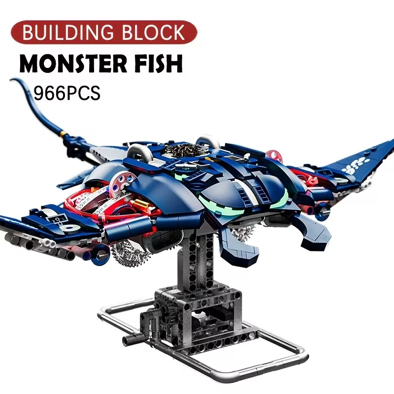BLOQUES DE CONSTRUCCION DE ANIMALES MARINOS - 1