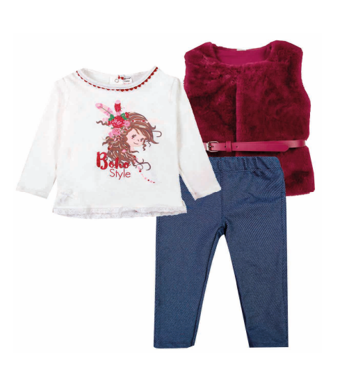 CONJUNTO 3 PIEZAS NIÑA - 1