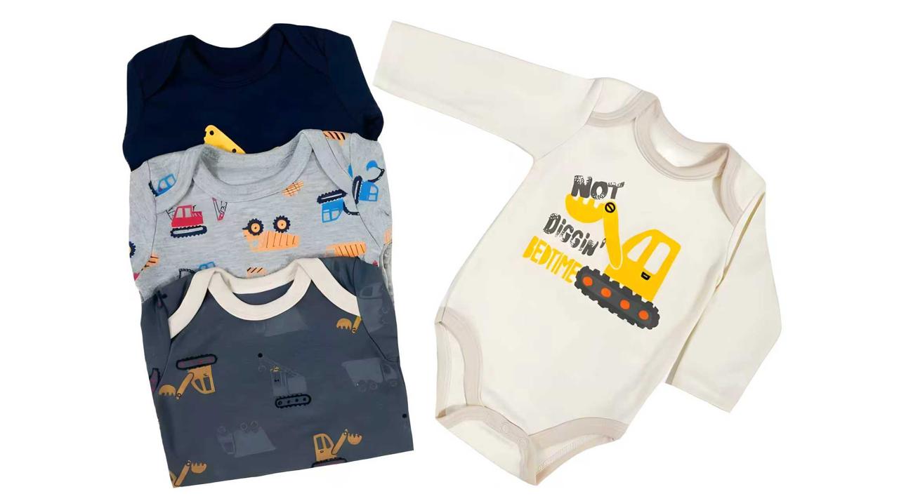 BODYS ALGODON NIÑO PACK 4 UNIDADES - 2