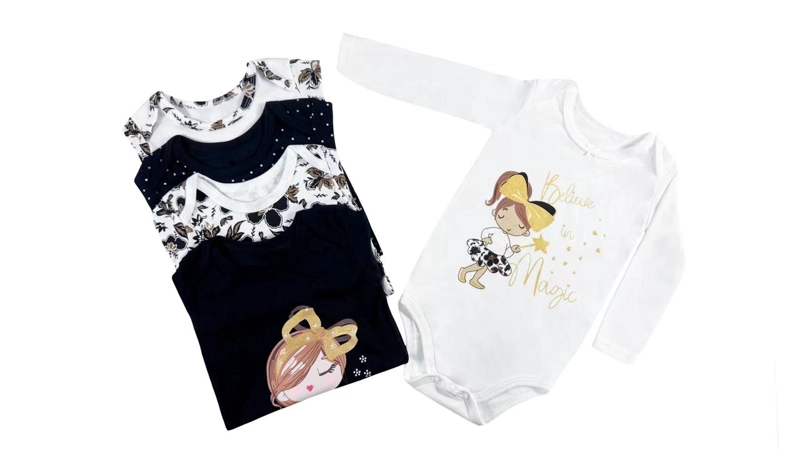 BODYS ALGODON NIÑA PACK 5 UNIDDES ADA - 2