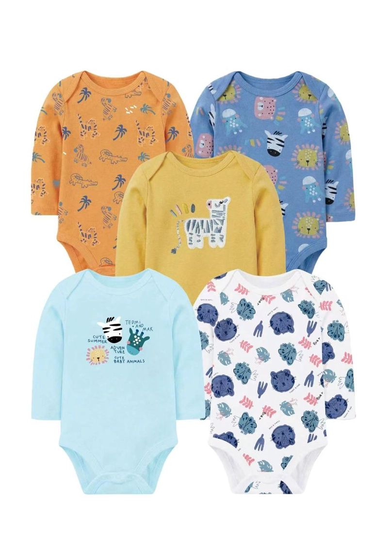 BODYS ALGODON BEBE PACK 5 UNIDADES - 1