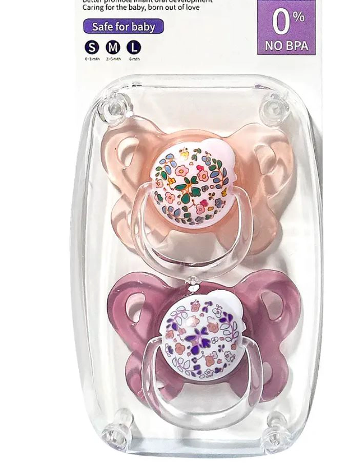 SET DE 2 CHUPETES ANATOMICO PARA BEBE - 1