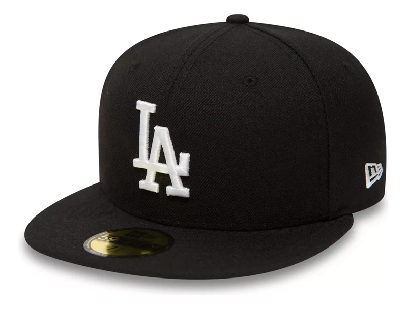 GORRO NEW ERA LOS ANGELES DODGERS BLACK TEAM 59FIFTY NEGRO - 1