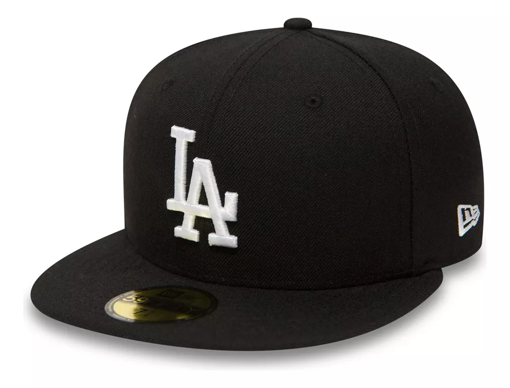 GORRO NEW ERA LOS ANGELES DODGERS BLACK TEAM 59FIFTY NEGRO - 1