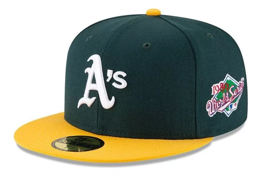 GORRO NEW ERA OAKLAND ATHLETICS WS 1989 59FIFTY VERDE - 1