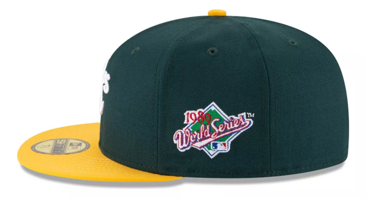GORRO NEW ERA OAKLAND ATHLETICS WS 1989 59FIFTY VERDE - 3