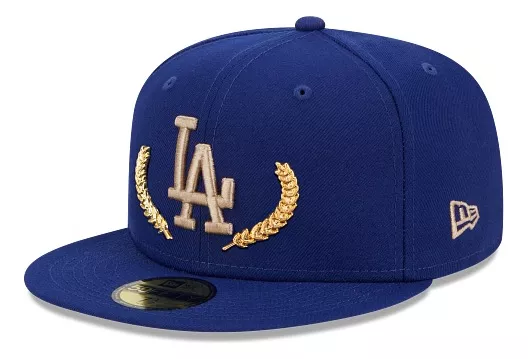 GORRO NEW ERA 59FIFTY LOS ANGELES DODGERS GOLD LEAF - 1