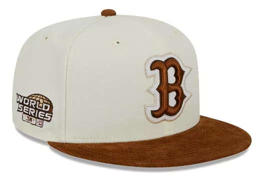 GORRO NEW ERA 59FIFTY BOSTON RED SOX CORDUROY VISOR - 3