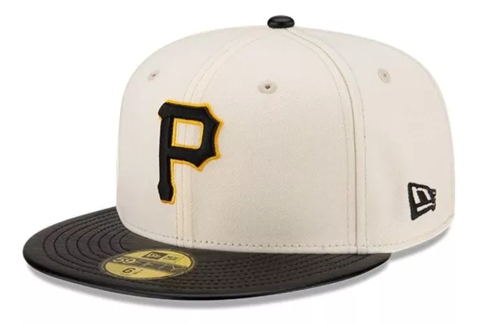 GORRO NEW ERA 59FIFTY PITTSBURGH PIRATES LEATHER VISOR - 1