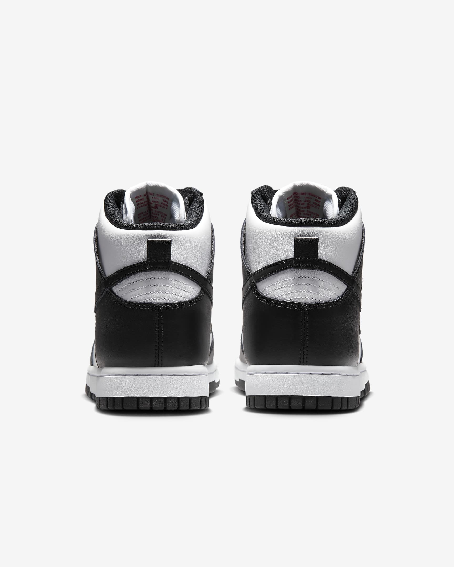 ZAPATILLAS NIKE DUNK HIGH MUJER WHITE BLACK - 5