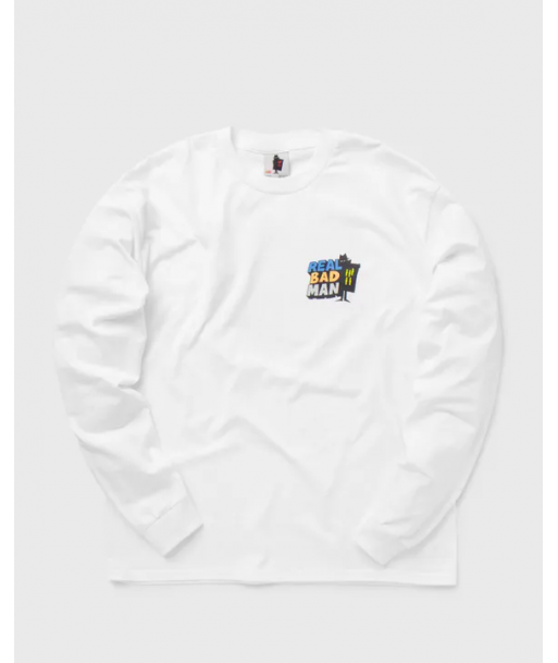 POLERA REAL BAD MAN MANGA LARGA LOGO VOL 9 - 1