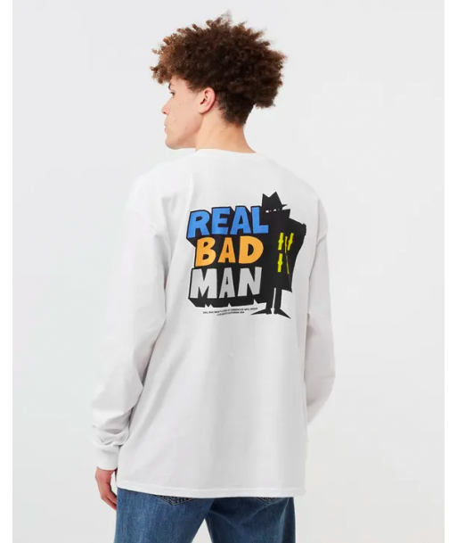 POLERA REAL BAD MAN MANGA LARGA LOGO VOL 9 - 3