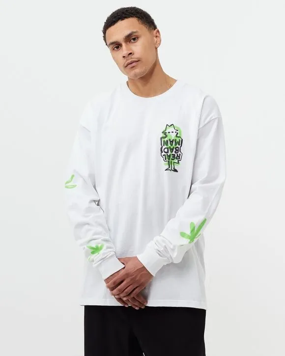 POLERA REAL BAD MAN MANGA LARGA FREE THE WEED - 4