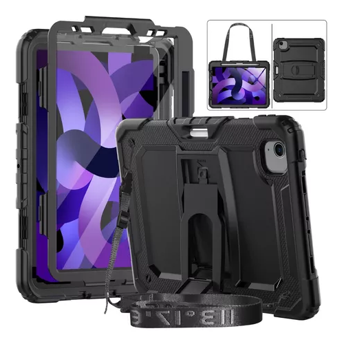 GENÉRICO MICA Y FUNDA PARA IPAD AIR 5 (10.9') Y PRO 11, COLOR EN COLOR NEGRO, CORREA