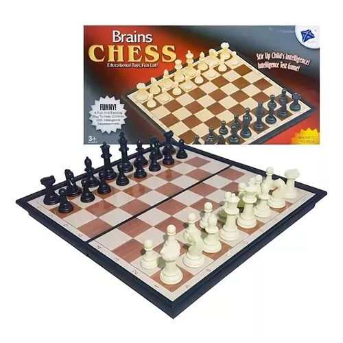 TABLERO DE AJEDREZ MAGNÉTICO JUEGO DE MESA 25X25 CM - 1