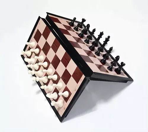 TABLERO DE AJEDREZ MAGNÉTICO JUEGO DE MESA 25X25 CM - 2