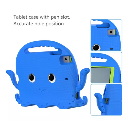 MICA Y FUNDA PARA IPAD 9.7 (5ª Y 6ª GEN/AIR 2/PRO 9.7), COLOR CELESTE - 2
