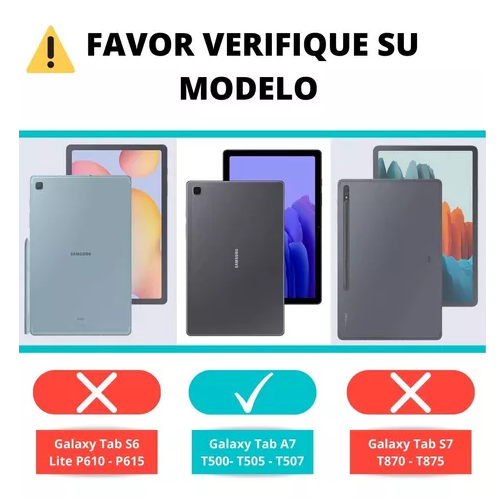 FUNDA PARA TABLET SAMSUNG GALAXY TAB A7 T500 DE 10.4, COLOR ROSADO - 6