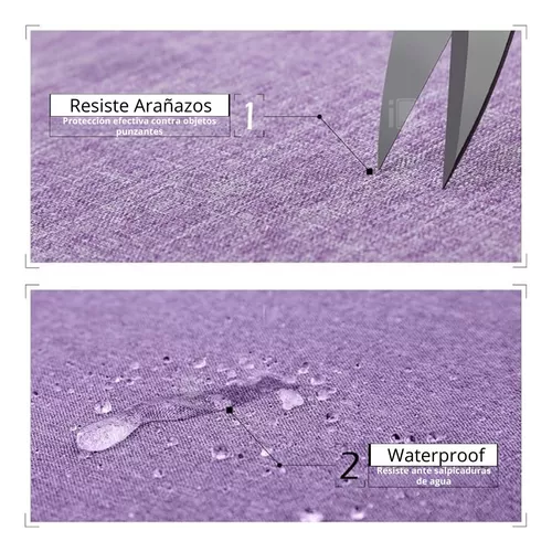 BOLSO PARA TABLET DE 11 PULGADAS, MICROFIBRA IMPERMEABLE COLOR MORADO - 5