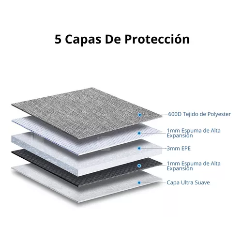 BOLSO PARA TABLET DE 11 PULGADAS, MICROFIBRA IMPERMEABLE COLOR MORADO - 6