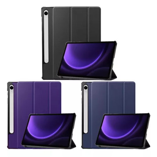 FUNDA CARCASA PARA TABLET SAMSUNG S9/S9 FE SM-X510/X710, COLOR EN COLOR NEGRO - 1