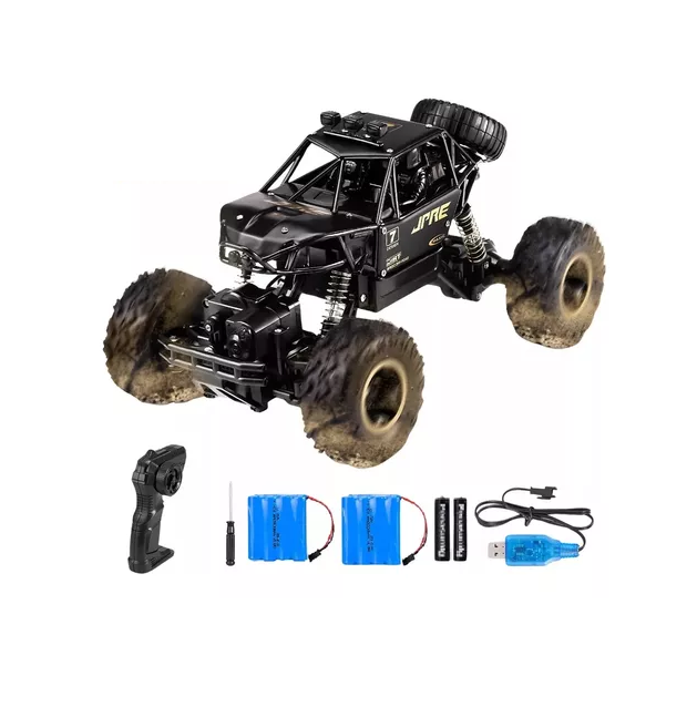 JUGUETE CARROS CONTROL REMOTO ESCALADA 4X4 29 CM + 2 BATERÍAS - 2