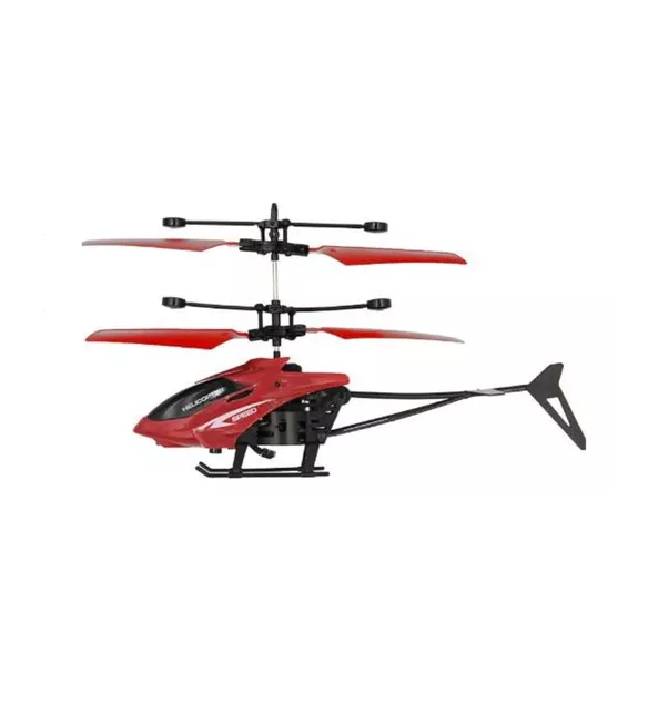 HELICÓPTERO VOLADOR MINI DRON CONTROL REMOTO EN COLOR ROJO - 1