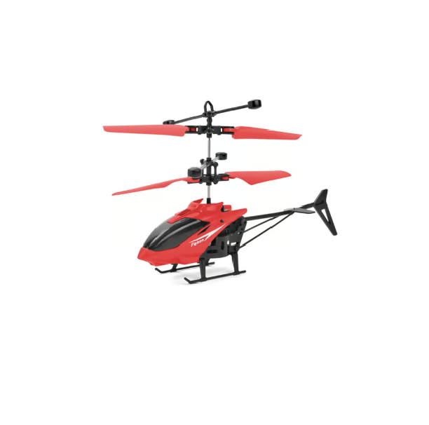 HELICÓPTERO VOLADOR MINI DRON CONTROL REMOTO EN COLOR ROJO - 2