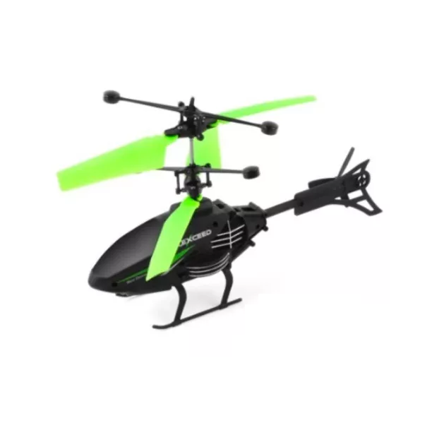 HELICÓPTERO VOLADOR MINI DRON CONTROL REMOTO VERDE - 1