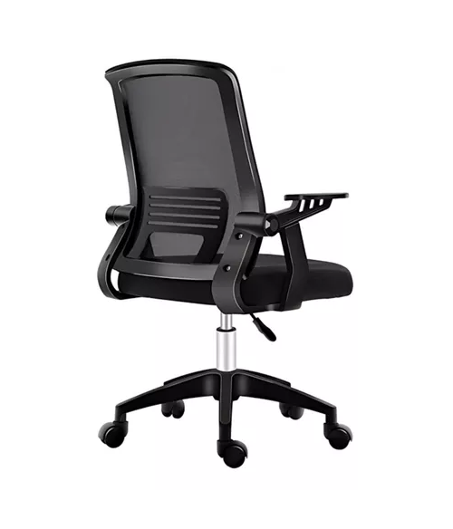 SILLA DE ESCRITORIO CRUSEC ERGONÓMICA CON TAPIZADO DE MESH EN COLOR EN COLOR NEGRO - 1
