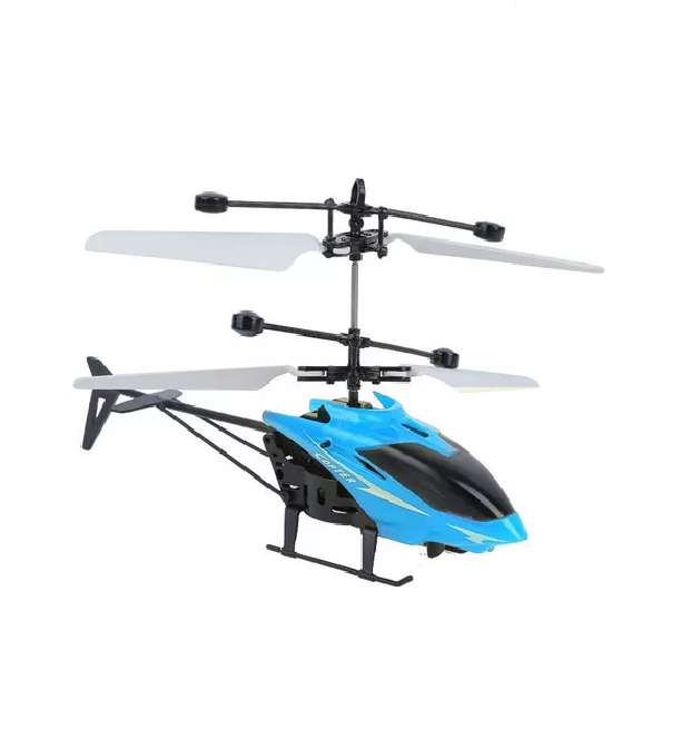 DRONE MINI HELICÓPTERO CON SENSOR, JUGUETE VOLADOR RECARGABLE MULTICOLOR - 3