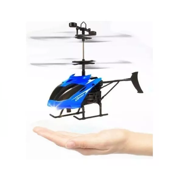 DRONE MINI HELICÓPTERO CON SENSOR, JUGUETE VOLADOR RECARGABLE MULTICOLOR - 4