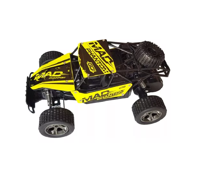 AUTO A CONTROL REMOTO 2.4G ESCALA 1:18 EN COLOR AMARILLO - 1