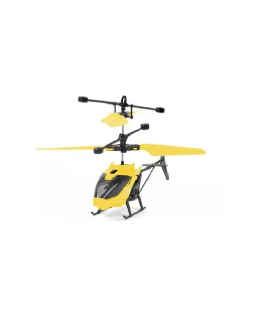HELICÓPTERO VOLADOR MINI DRON CONTROL REMOTO EN COLOR AMARILLO - 2