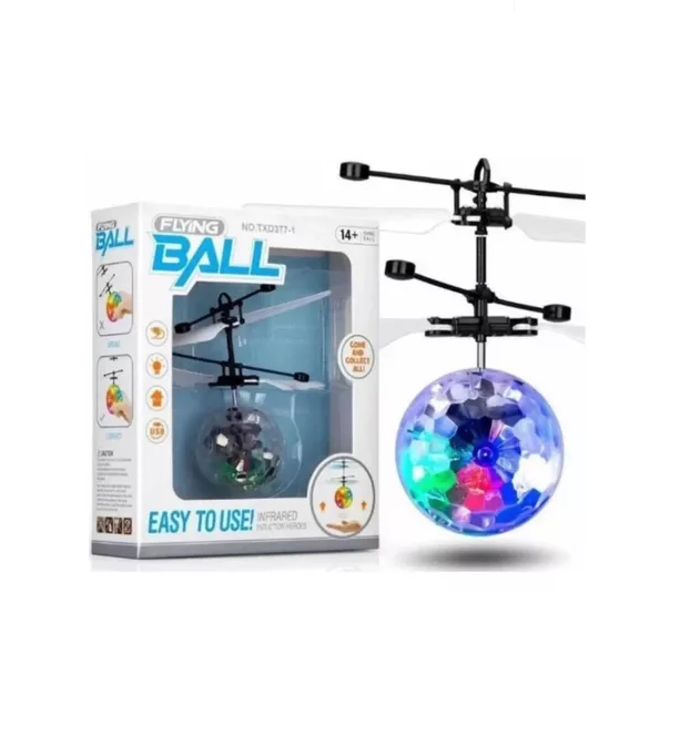 MINI DRON ESFERA VOLADORA, PELOTA BOLADORA, DRON UFO MULTICOLOR - 2
