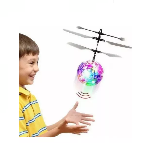 MINI DRON ESFERA VOLADORA, PELOTA BOLADORA, DRON UFO MULTICOLOR - 4