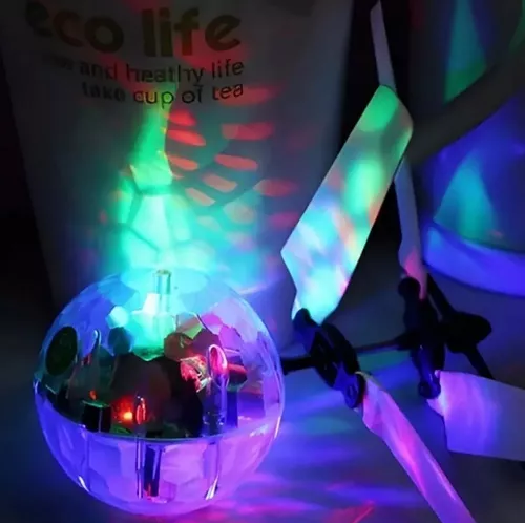 MINI DRON ESFERA VOLADORA, PELOTA BOLADORA, DRON UFO MULTICOLOR - 6
