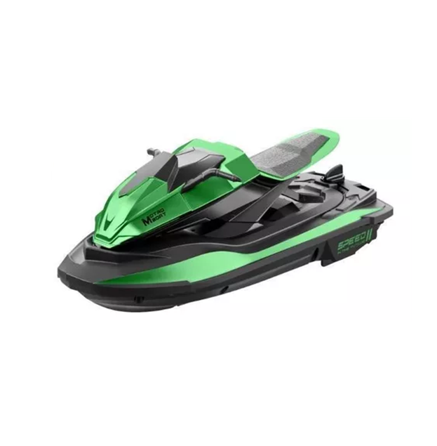 JETSKI SPEEDBOAT REMOTE, CONTROL REMOTO RÁPIDO, MOTO ACUÁTICA VERDE - 2