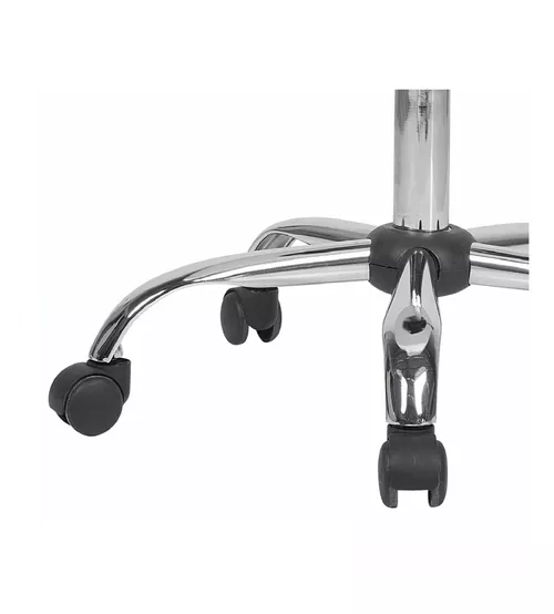 SILLA DE OFICINA BIG ROOM EAMES CON RUEDAS MINIMALISTA COLOR EN COLOR NEGRO - 6