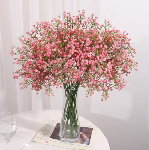 90 FLORES GYPSOPHILA PARA ARREGLOS ARTIFICIALES FLOR ADORNAR - 4