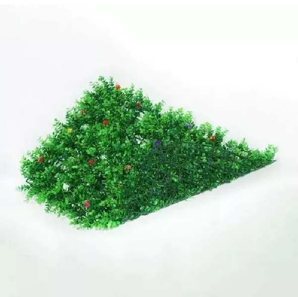 PACK DE 10 PALMETAS ARTIFICIALES ESPIRAL CON FLORES 60X40CM - 2