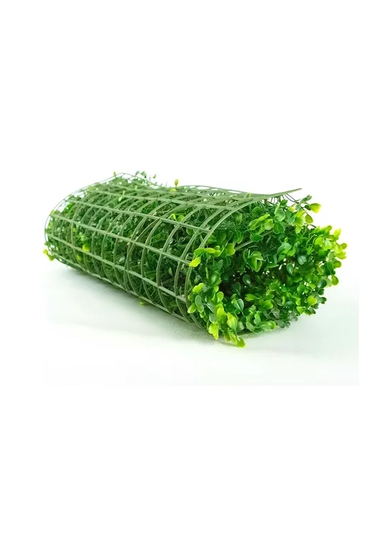20 PIEZAS MURO VERDE FOLLAJE ARTIFICIAL SINTÉTICO 60X40CM - 1