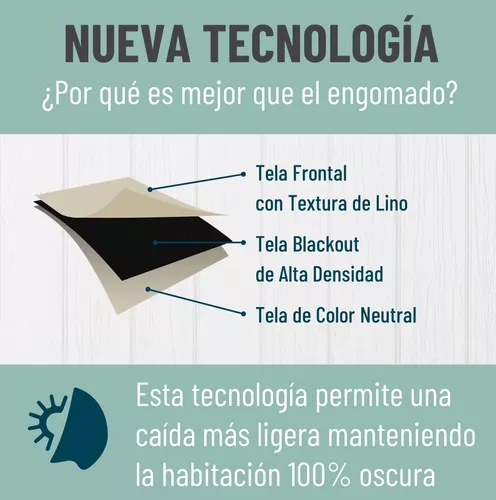 CORTINA BLACKOUT 100% 2 PAÑOS 140X220CM TEXTURA LINO ROSADO - 2