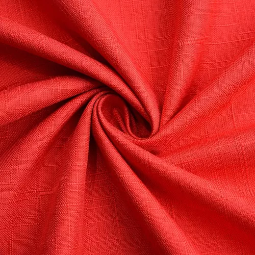 CORTINA LINO CON BLACKOUT ENGOMADO TÉRMICA 140X220 ROJO - 2